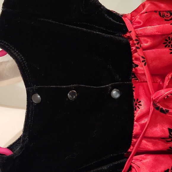 PARK BENCH KIDS PARTY PREOWNED GREAT CONDITION SIZE 12M CHRISTMAS DRESS. - Picture 7 of 7